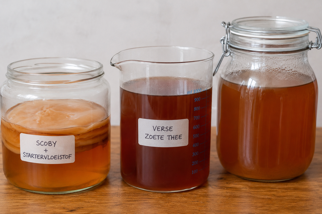 kombucha scoby startervloeistof
